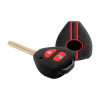 Keycare Silicone Key Cover KC32 Compatible for Innova, Fortuner 2 Button Remote Key | Black